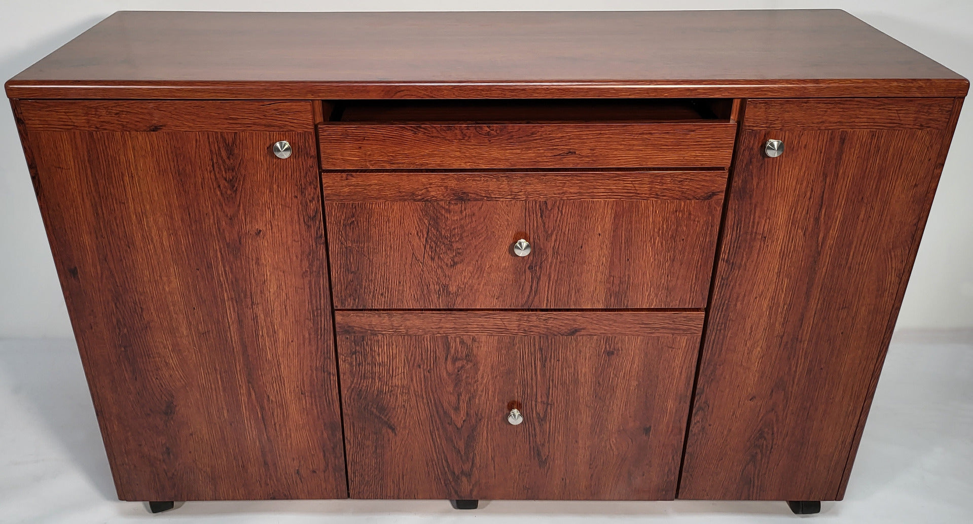 Medium Oak Desk High Side Return - 1200mm Near Me