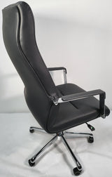 Modern Black Leather Office Chair - KW-A019