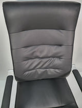 Modern Black Leather Office Chair - KW-A019