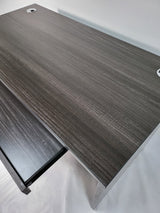 Modern Grey Oak Office Desk with Built in Three Drawer Pedestal - 1200mm - LX-D06