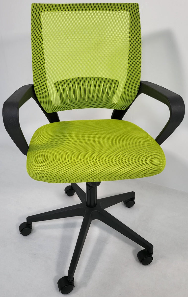 Stylish Green Mesh Medium Back Office Chair - FD07