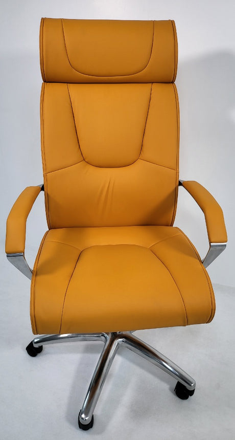 Golden Beige High Back Executive Office Chair - 6004A