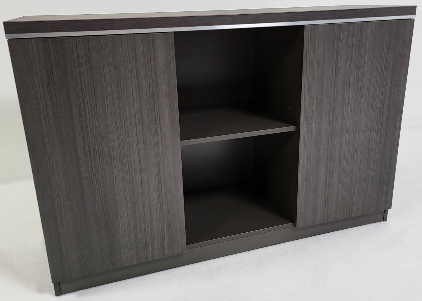 Modern 1200mm Wide Grey Oak Executive Office Cupboard - DG07-S0312