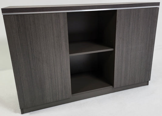 Modern 1200mm Wide Grey Oak Executive Office Cupboard - DG07-S0312