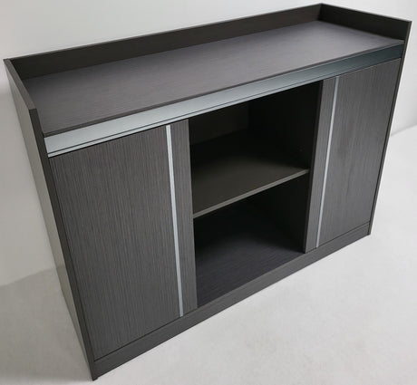 Grey Oak Melamine 1200mm Wide Cupboard - WKO-H0112