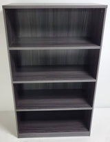 Modern Grey Oak Open Bookshelf - 900mm Wide - LX-AB01