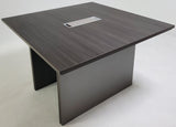 Modern Grey Oak Square Executive Meeting Room Table - 1200mm - DG04-1200