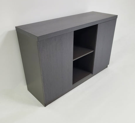 Modern 1200mm Wide Grey Oak Executive Office Cupboard - WKO-S0312