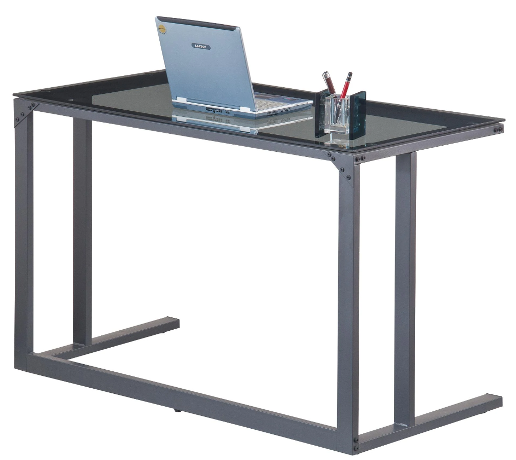 Air Smoked Glass Home Office Desk