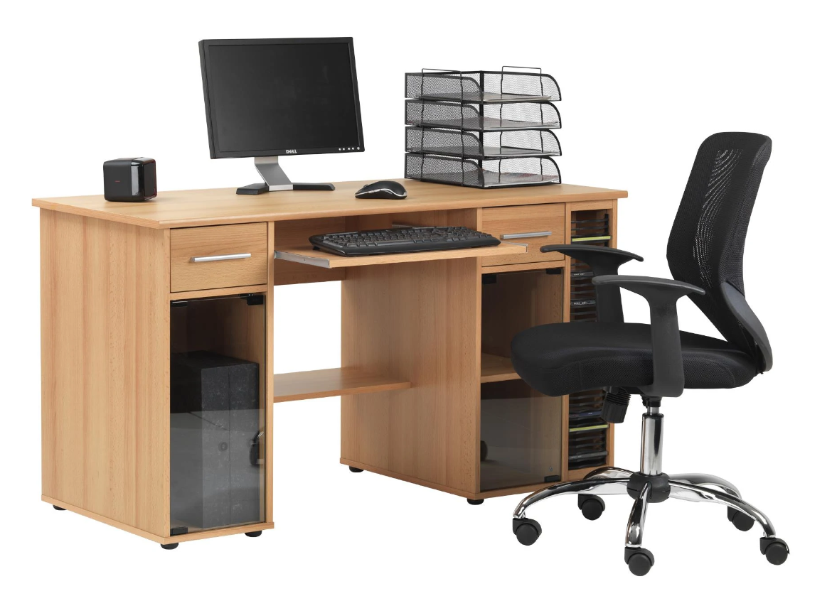San Jose Beech Effect Home Office Desk