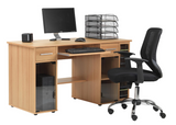 San Jose Beech Effect Home Office Desk
