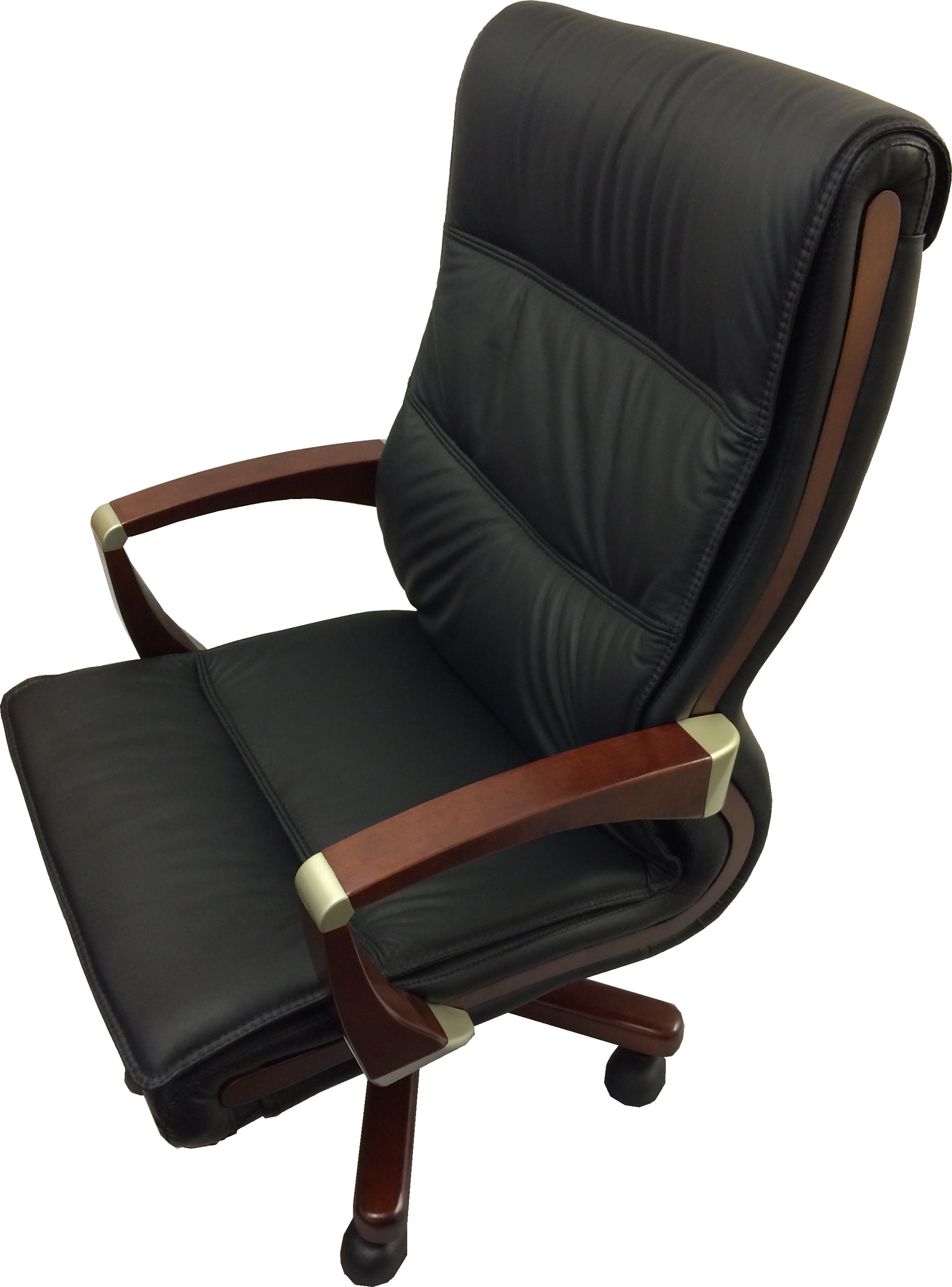 Senato Executive Black Leather Office Chair - 9102 Near Me