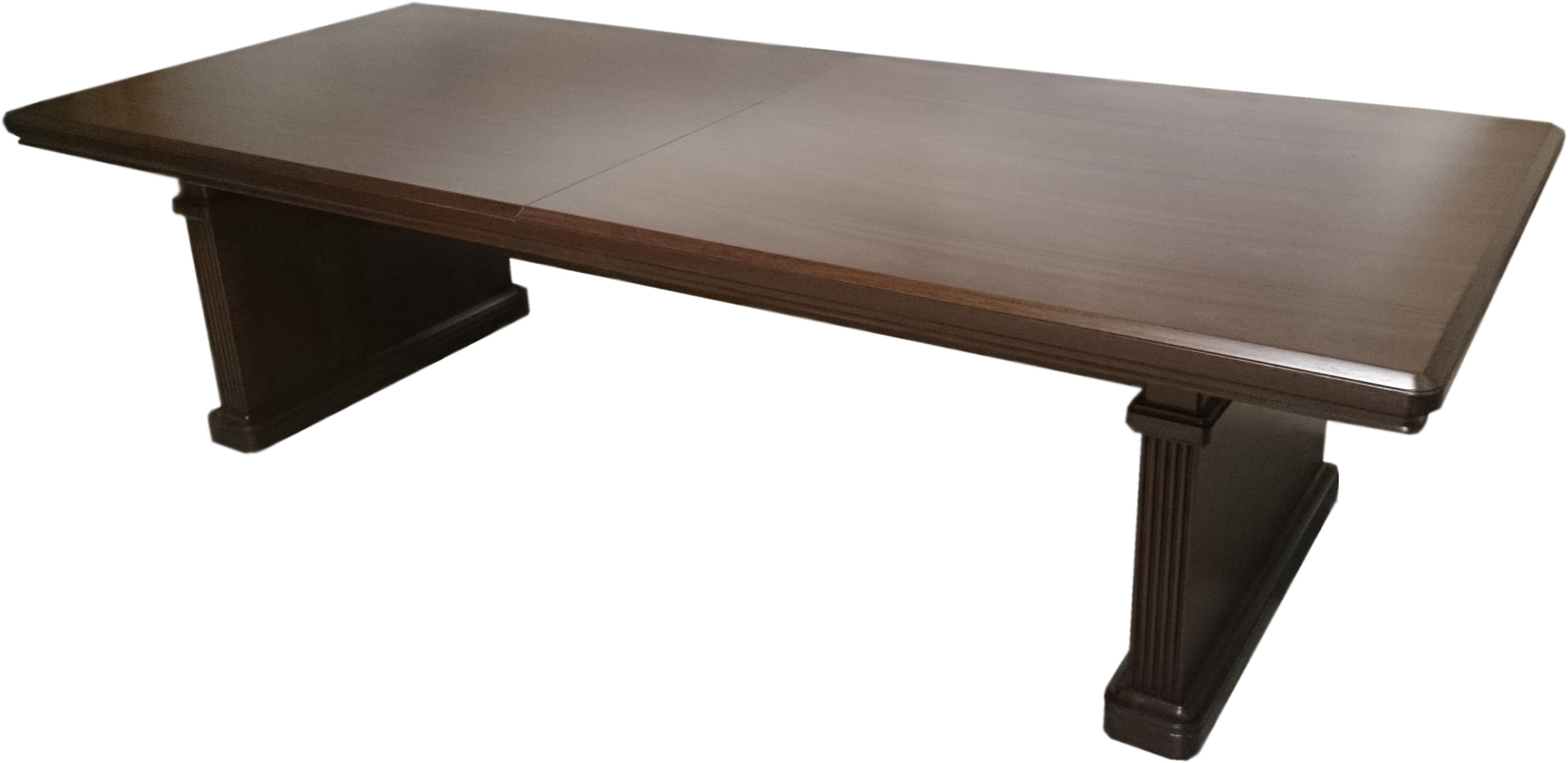 Walnut meeting outlet table