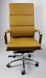 Soft Pad Style High Back Executive Office Chair Beige - HB-A13SP-BG
