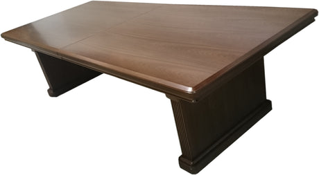 Luxury Meeting Table In Real Walnut Veneer Finish - 2200mm to 2800mm Available - KT2128