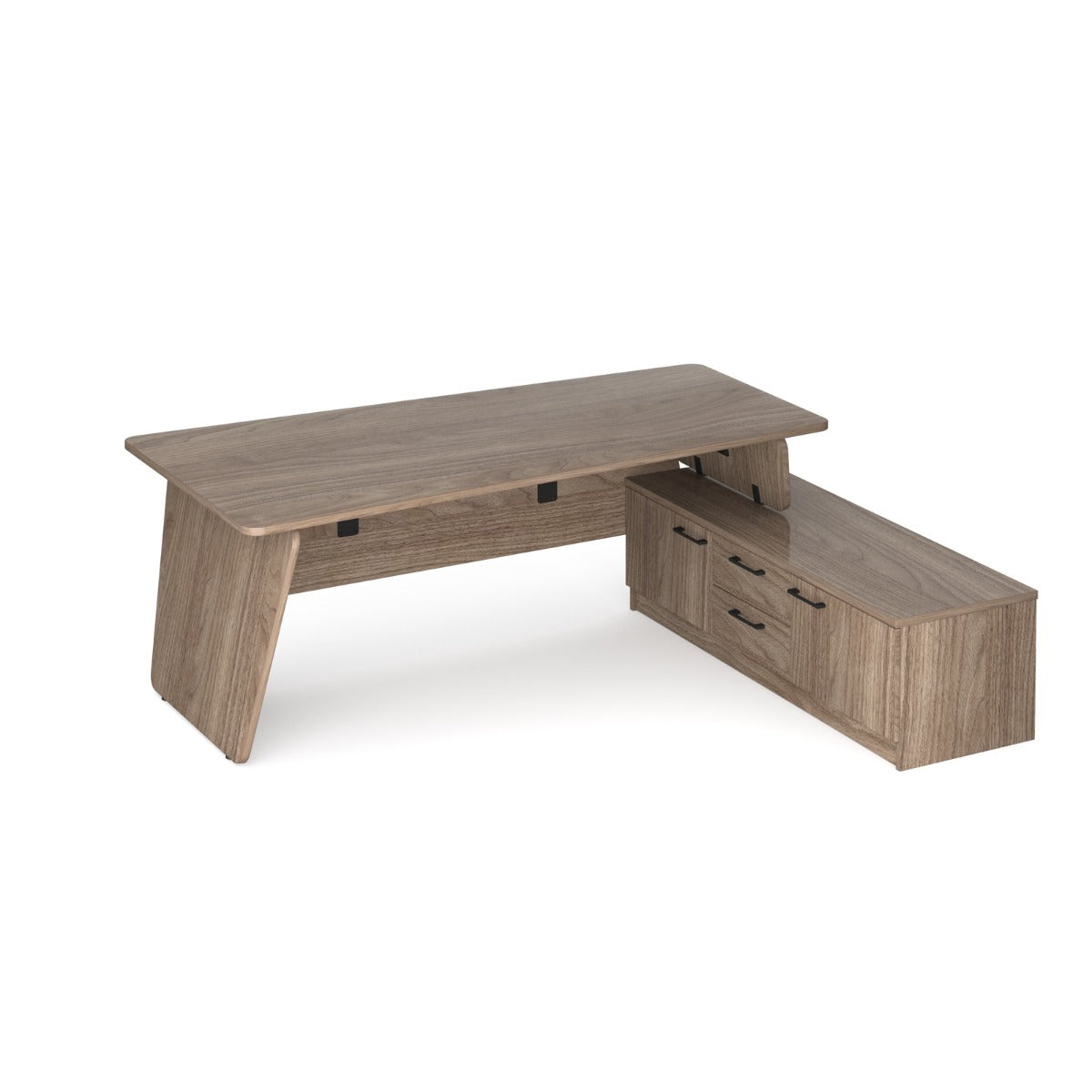 Walnut deals l desk