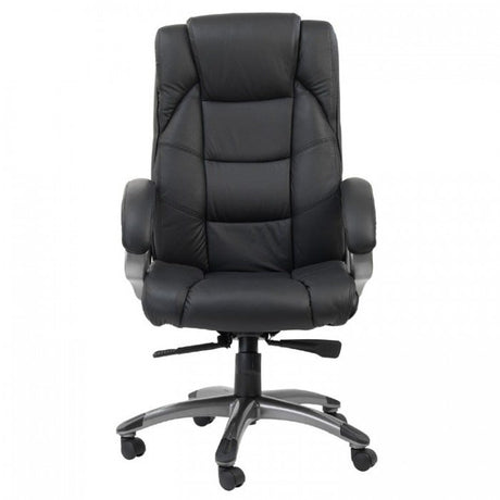 Northland Black High Back Leather Chair - AOC6332-L-BK