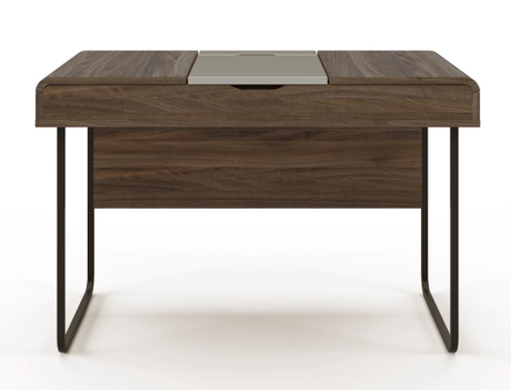 Dorset Walnut & Grey Home Office Desk