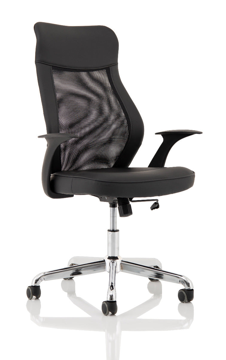 Baye Mesh Back And Faux Leather Seat Office Chair Order Office Furniture   Baye 1 1 