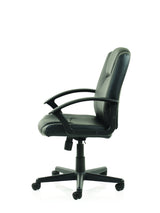 Bella Black Leather Office Chair