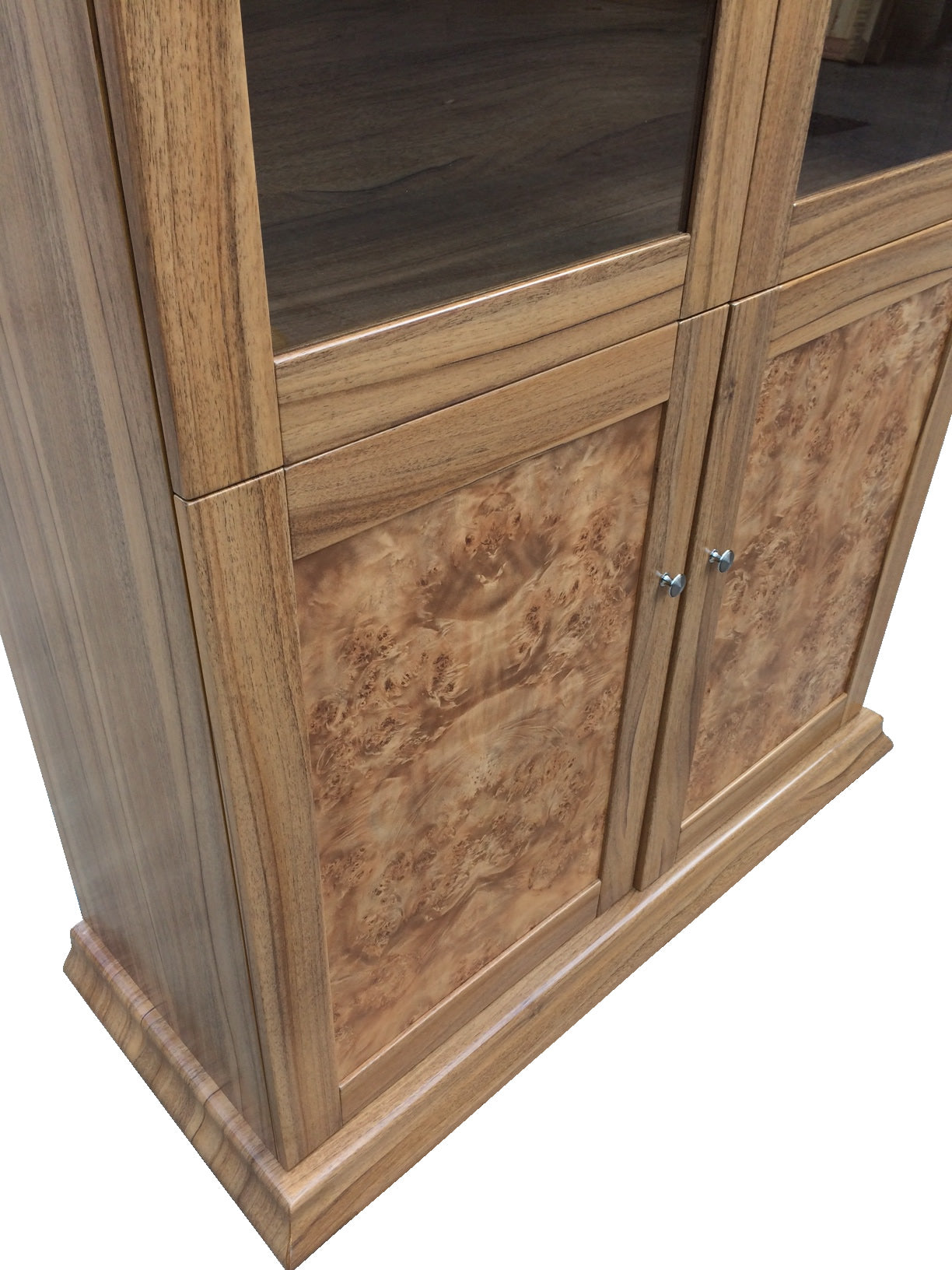 Executive Light Oak Two Door Bookcase - 1861A-2DR