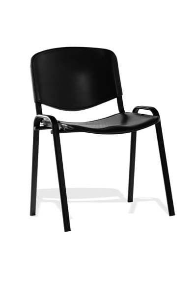 ISO Poly Plastic Chair with Black Frame