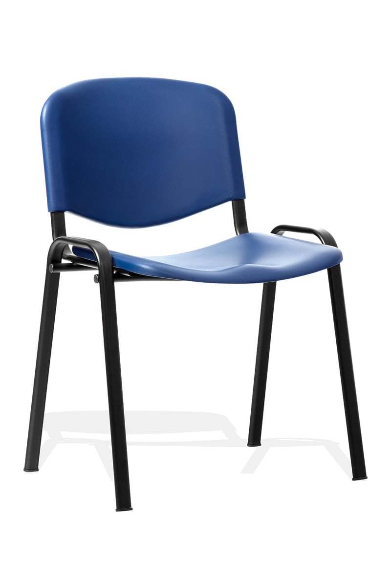 ISO Poly Plastic Chair with Black Frame