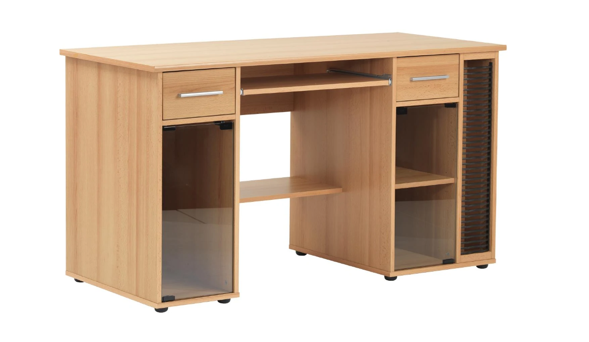 San Jose Beech Effect Home Office Desk