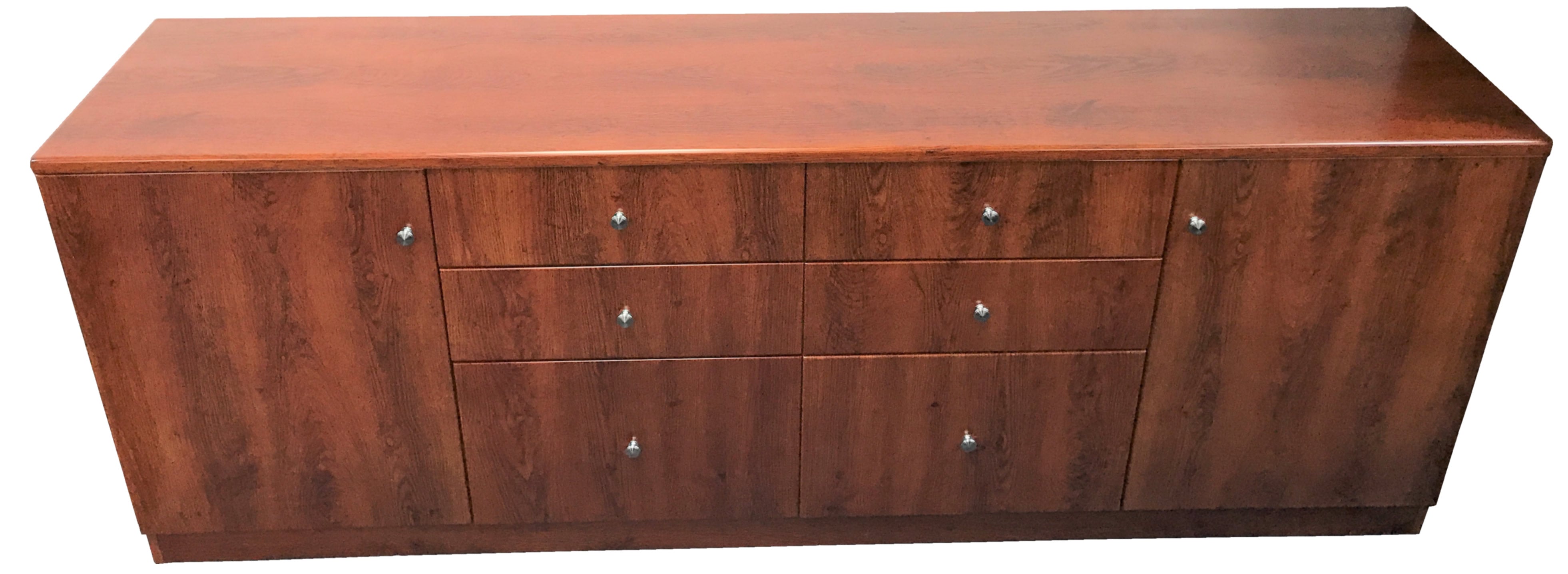 Extra Large Medium Oak Credenza Cupboard - 2000mm - 126T Huddersfield