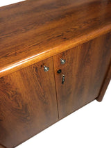 Medium Oak Two Door Cupboard - 6846T-2DR