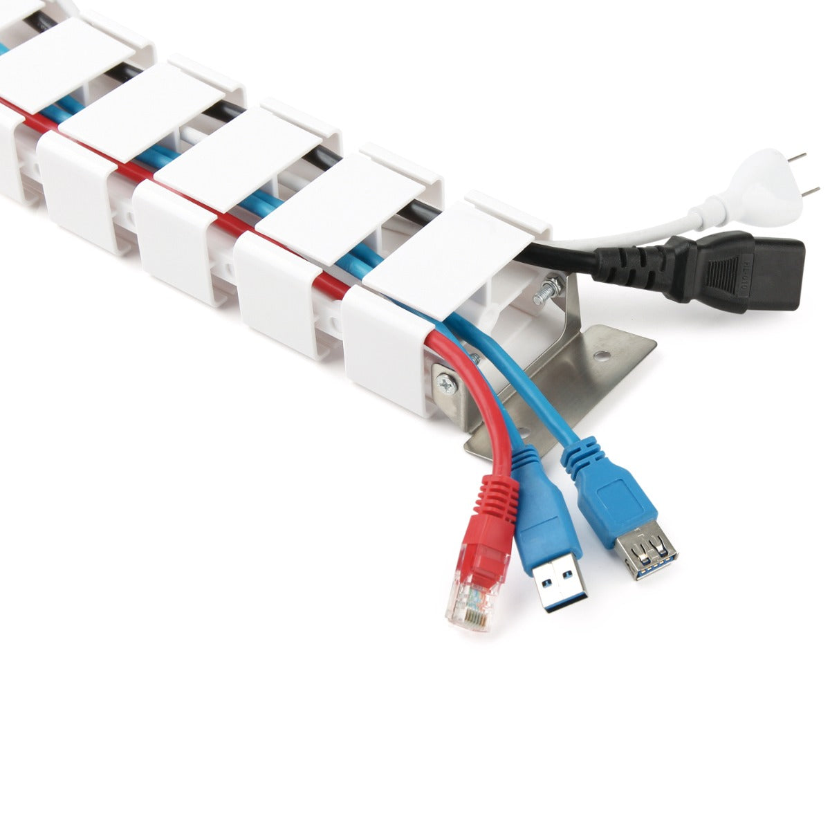 Single User Under-Desk Interlink Power Access and Cable Management