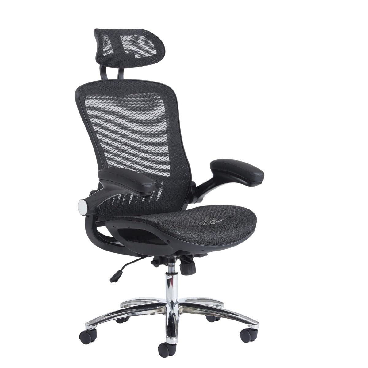 Suppliers Of Curva High Back Black Mesh Office Chair North Yourkshire