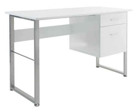 Cabrini White Home Office Desk