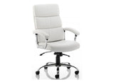 Desire High Back Leather Office Chair - Black or White Option