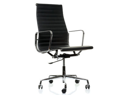 High Back Black Leather Eames-Style Office Chair for Home & Commercial Use - HB-A13