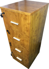 Yew Four Drawer Executive Filing Cabinet - AB84