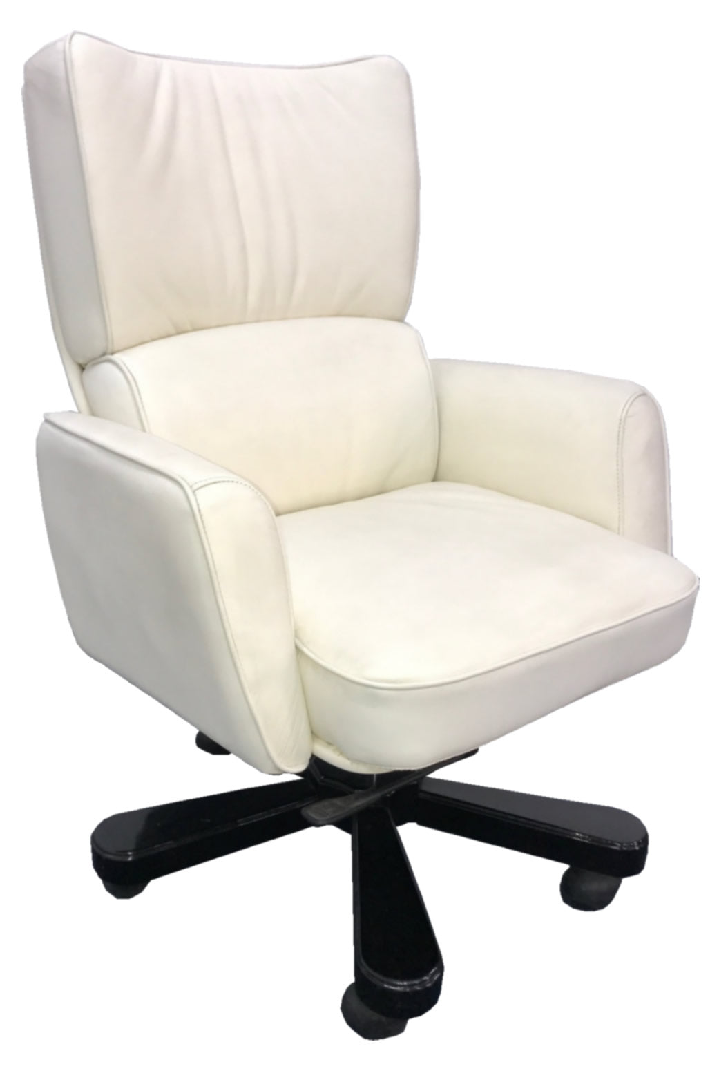 Executive chair deals white leather