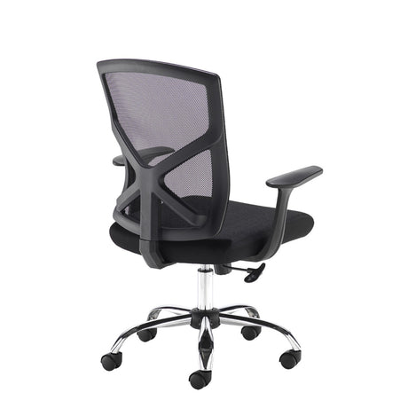 Hale Black Mesh and Fabric Seat Operator Office Chair