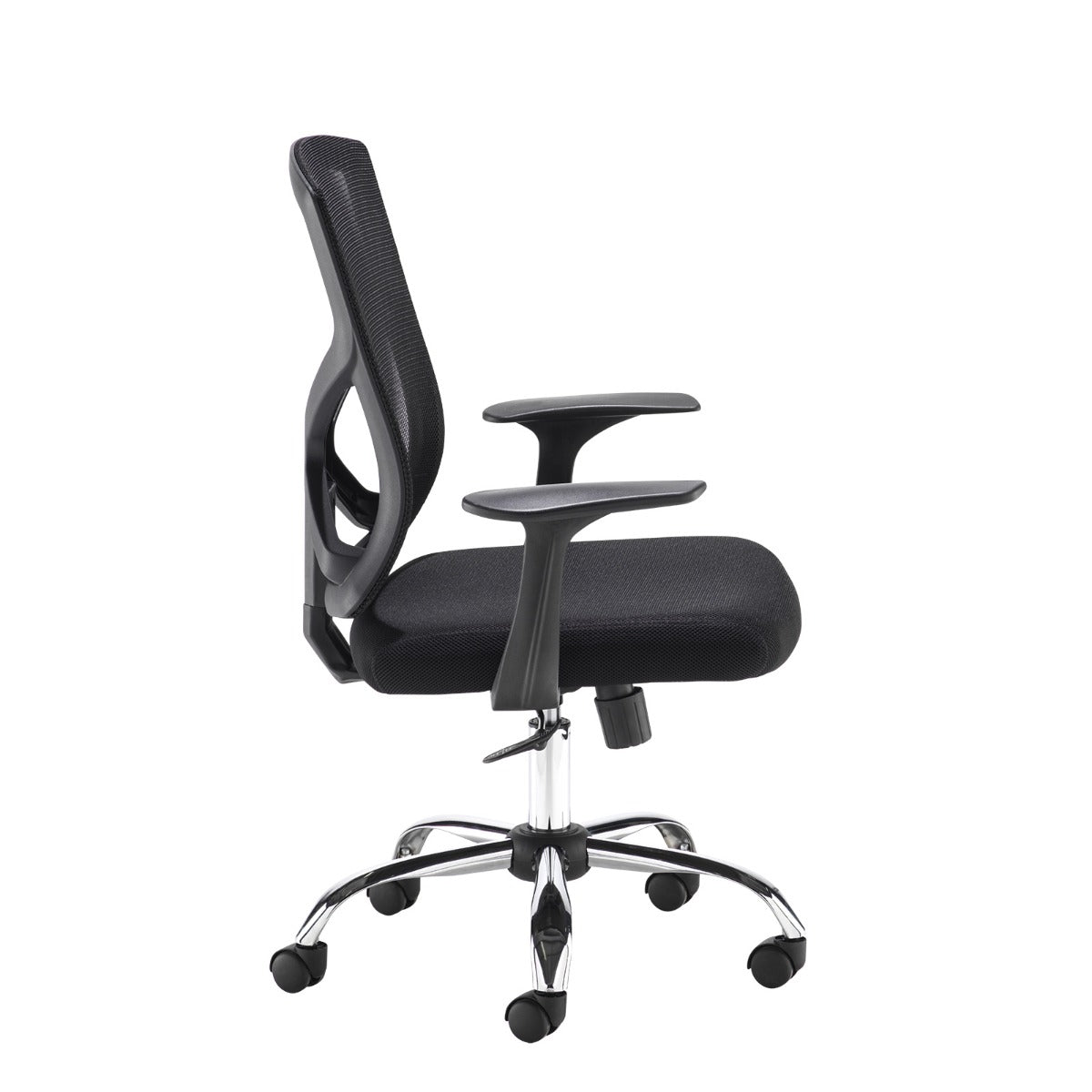 Hale Black Mesh and Fabric Seat Operator Office Chair
