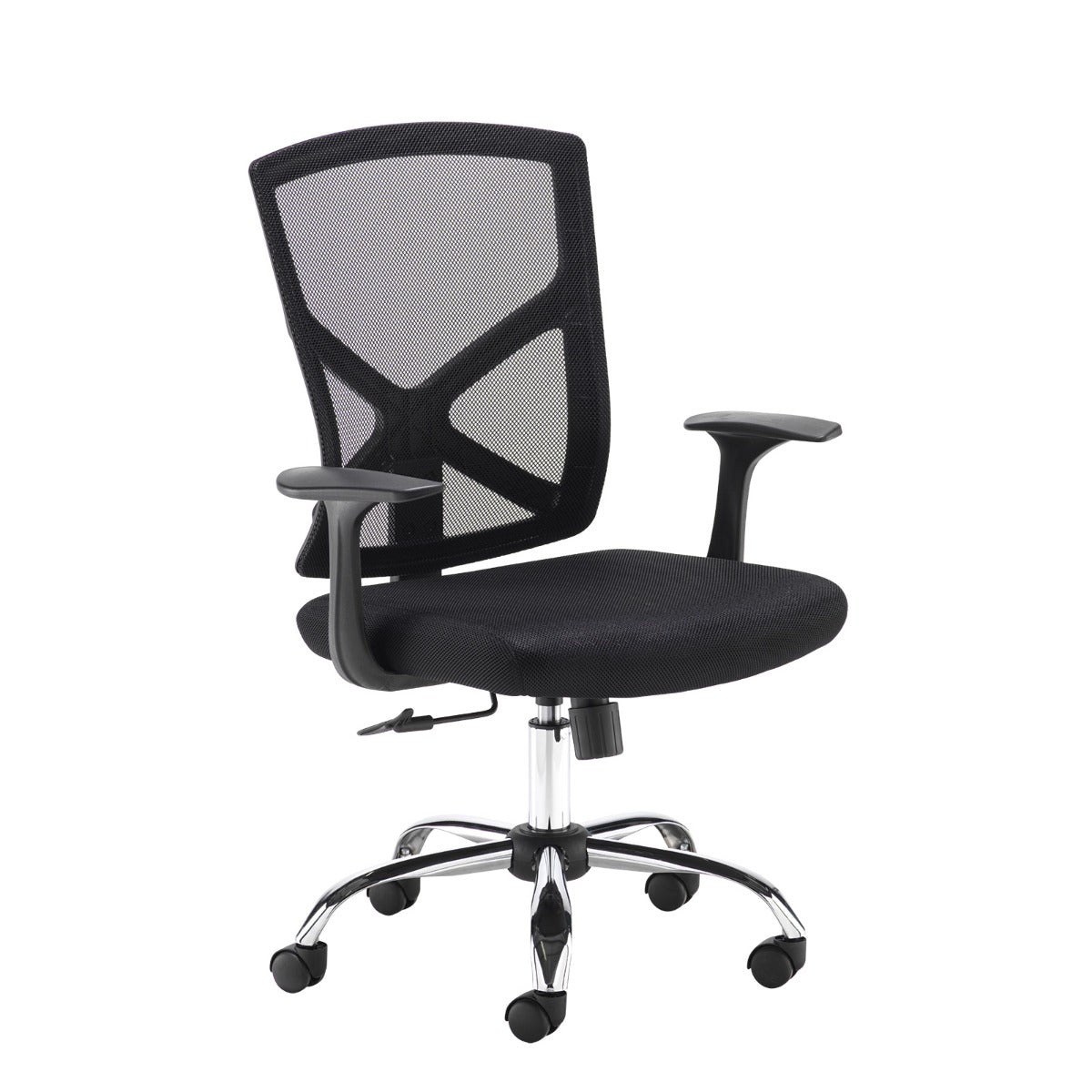 Hale Black Mesh and Fabric Seat Operator Office Chair