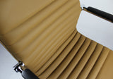 Quality Beige Leather Visitor Chair - CHA-056C