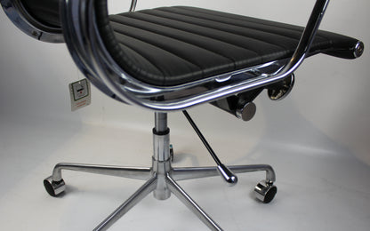 High Back Black Leather Eames-Style Office Chair for Home & Commercial Use - HB-A13
