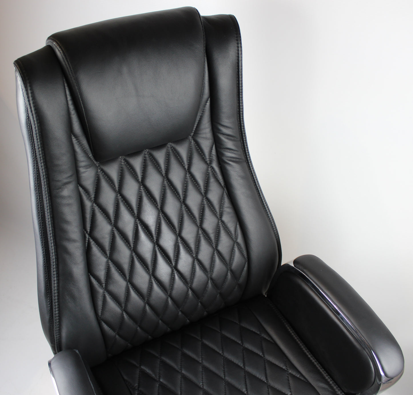 Black Leather Executive Office Chair - CHA-1202A