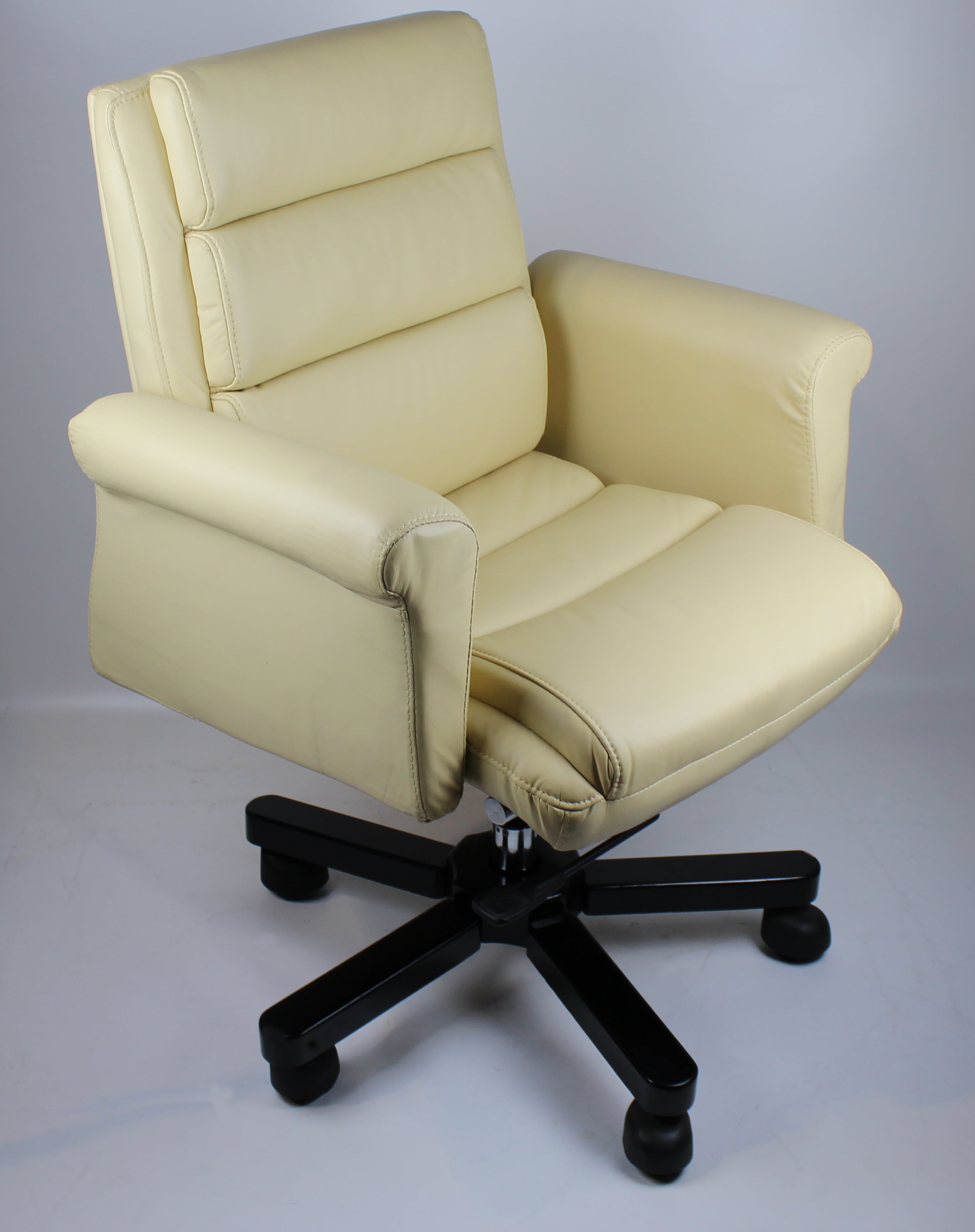 Cream executive best sale office chair