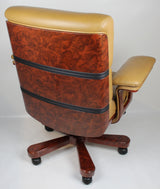 Executive Chair Genuine Leather Beige DES-B020-BEI
