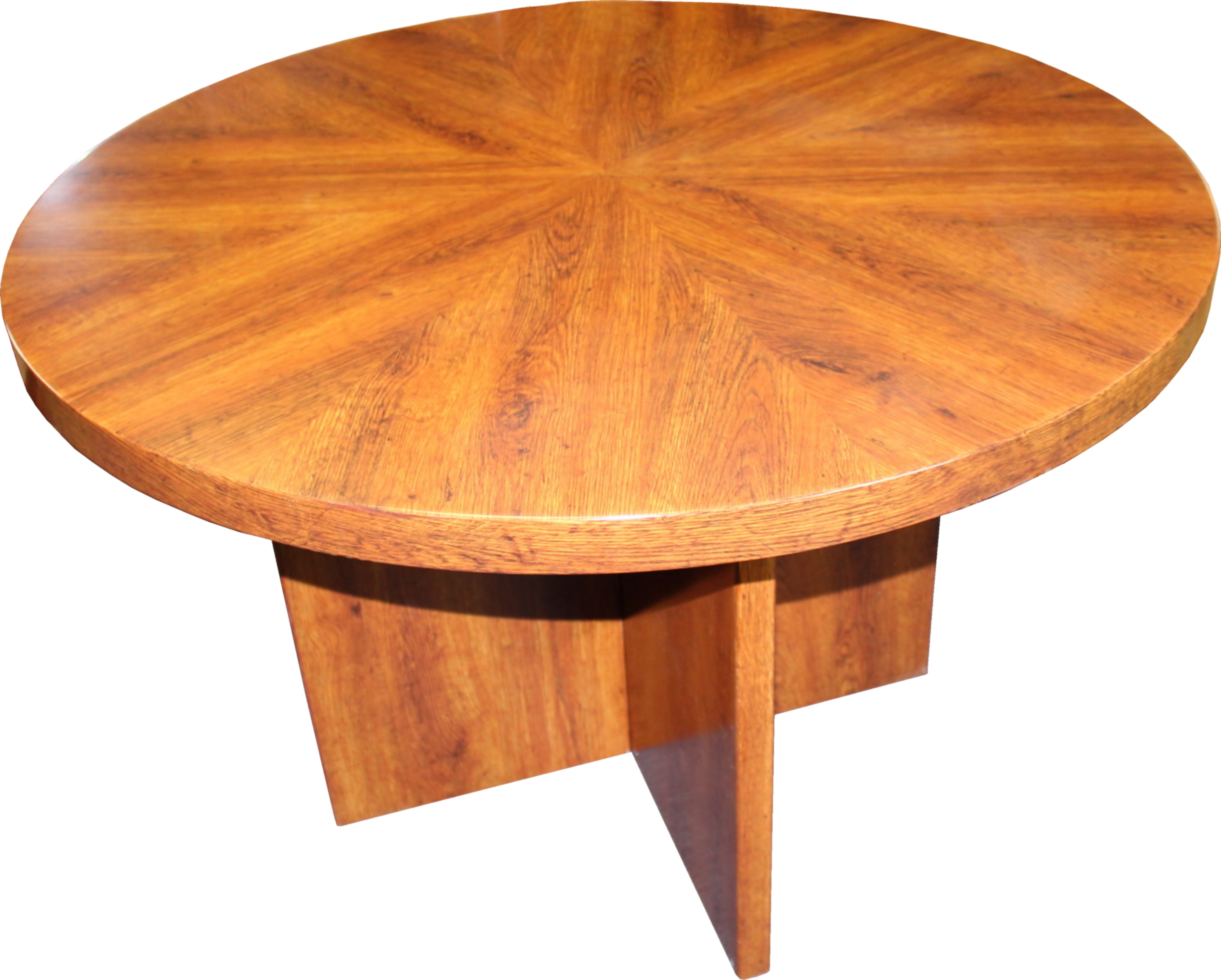 Executive Rounds Executive Round Meeting Room Table Medium Oak DES-MET-1861-R-MO | Order ...