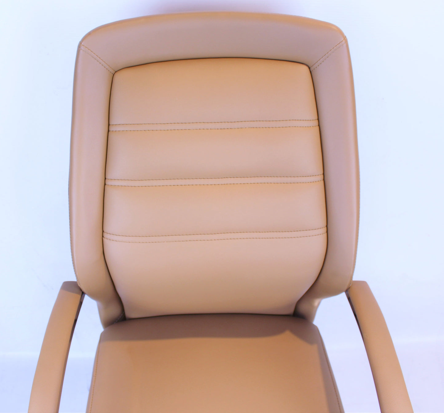 Modern Beige Leather Meeting Chairs - DH-103-2