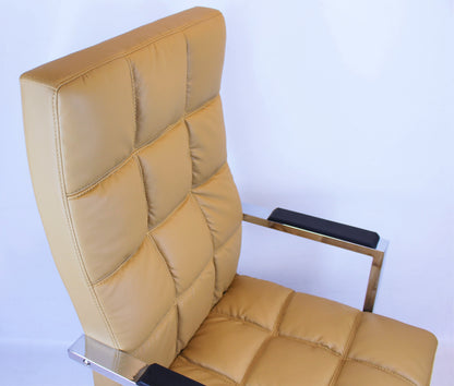 Executive Beige Leather Office Chair - ZM-A310 Beige