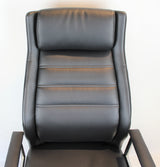 Modern Black Leather Executive Office Chair - DH-103