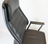 Modern Black Leather Executive Office Chair - DH-103